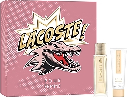 Lacoste Pour Femme Festive Gift Set - Set (edp/50ml + b/lot/50ml) — photo N1
