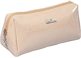 Fragrances, Perfumes, Cosmetics Women Makeup Bag "Glitter", 97911, beige - Top Choice