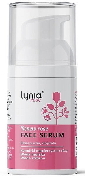 Rose Face Serum - Lynia Renew Rose Face Serum — photo N1