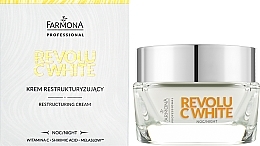 Restoring Night Cream - Farmona Revolu C White Face Cream — photo N2