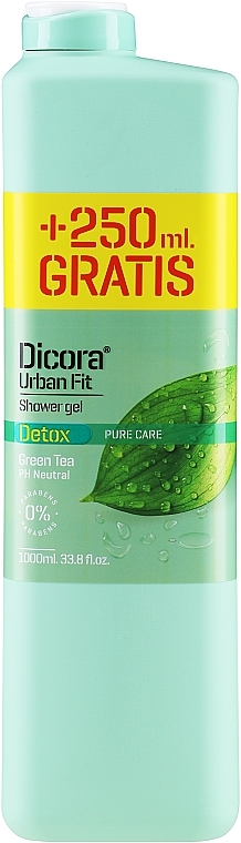 Shower Gel "Green Tea" - Dicora Detox Green Tea — photo N1