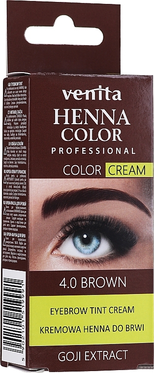 Brow Henna Cream Color - Venita Professional Henna Color Cream Eyebrow Tint Cream — photo N3