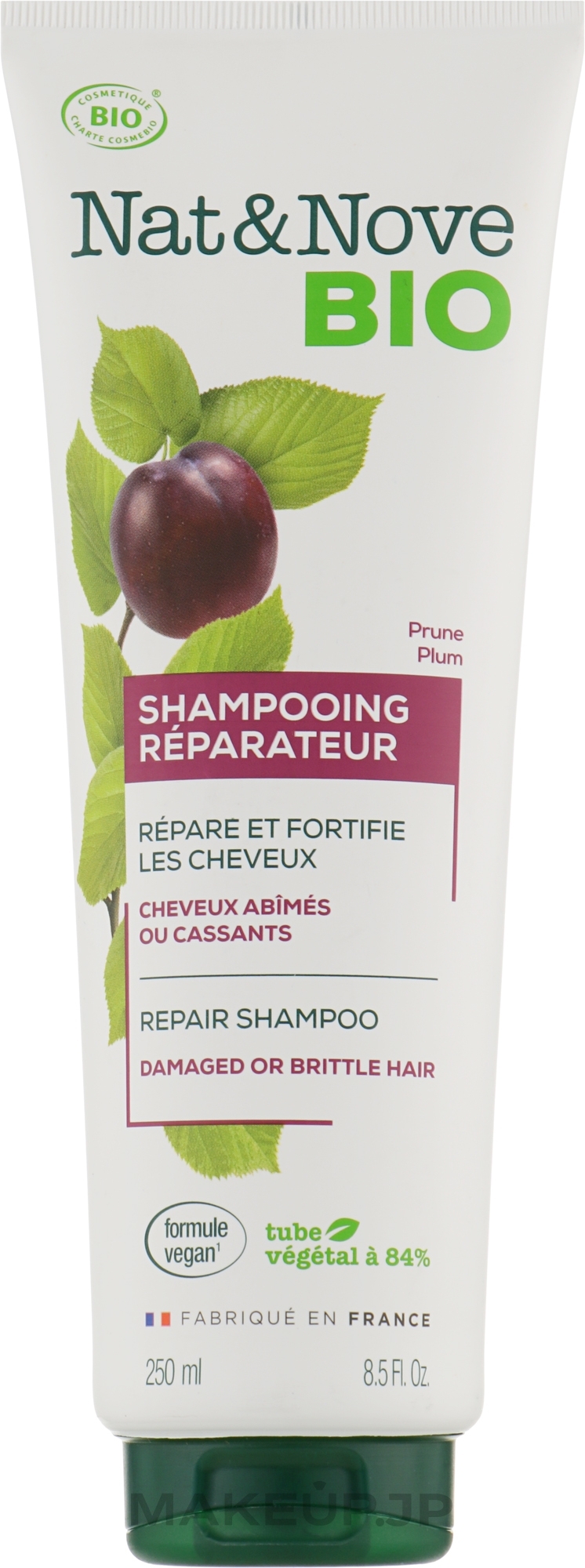 Repairing & Strengthening Shampoo 'Plum' - Eugene Perma Nat&Nove BIO — photo 250 ml