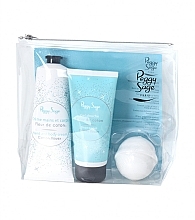 Fragrances, Perfumes, Cosmetics Set - Peggy Sage (sh/gel/100ml + b/cr/125ml + bath bomb/75g + bag)