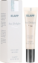 Fragrances, Perfumes, Cosmetics Eye Cream Mousse "Sea Delight" - Klapp Sea Delight Eye Care Mousse