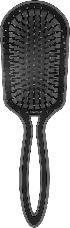 Oval Hair Brush, grey - Titania — photo N1