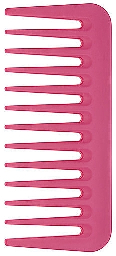 Wide-Toothed Comb, pink - Janeke Mini Supercomb Wide Teeth Pink Fluo — photo N1