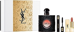 Fragrances, Perfumes, Cosmetics Yves Saint Laurent Black Opium - Set (edp/50ml + mascara/2ml + lipstick/1g) 