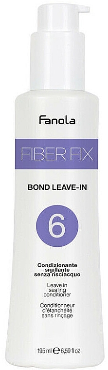 Leave-In Conditioner - Fanola Fiber Fix Bond 6 Leave-in Sealing Conditioner — photo N4