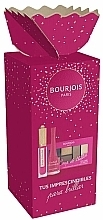 Fragrances, Perfumes, Cosmetics セット - Bourjois Bourjois Rouge Velvet Ink Fuchsia (liquid/lipst/3.5ml + eye/palette/8.4g + nail/9ml)