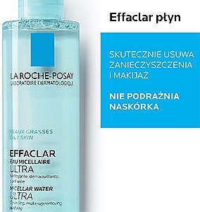 Purifying Micellar Water - La Roche-Posay Effaclar Purifying Micellar Water For Oily Sensitive Skin — photo N3