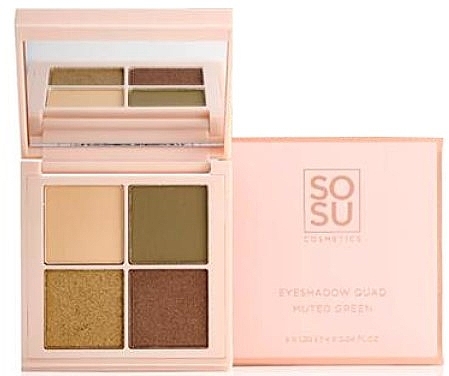 Eyeshadow Palette - Sosu by SJ Green Eyeshadow Quad — photo N1