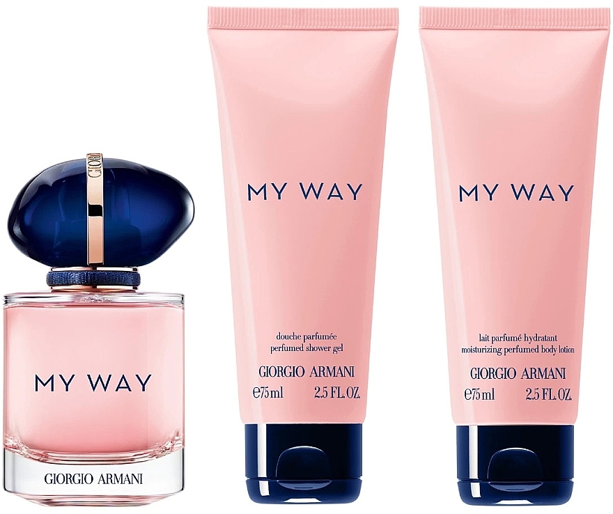 Giorgio Armani My Way - Set (edp/50ml + b/lot/75ml + sh/gel/75ml) — photo N2