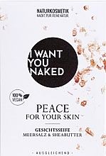 Fragrances, Perfumes, Cosmetics Meersalz & Sheabutter Face Soap - I Want You Naked Peace For Your Skin Face Soap