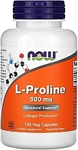 Capsules L-Proline for Joints, 500 mg. - Now Foods L-proline — photo N1