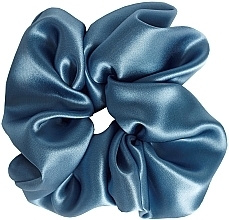 Fragrances, Perfumes, Cosmetics Natural Silk Scrunchie, light blue - de Lure Scrunchie