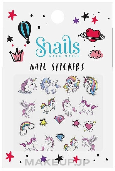 Nail Art Stickers - Snails Nail Stickers — photo Unicorn