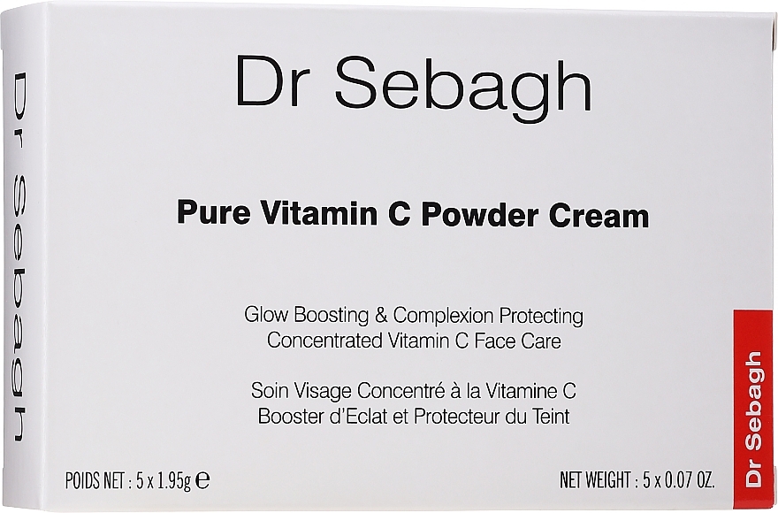 Basic Care with Pure Stabilized Vitamin C - Dr Sebagh Pure Vitamin C Powder Cream — photo N3