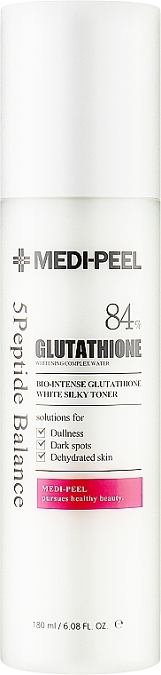 Glutathione Brightening Facial Toner - Medi Peel Bio Intense Glutathione White Silky Toner — photo N1