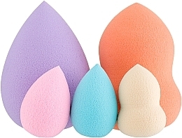 Fragrances, Perfumes, Cosmetics Makeup Sponge Set 5in1, PF-73 - Puffic Fashion (5pcs)