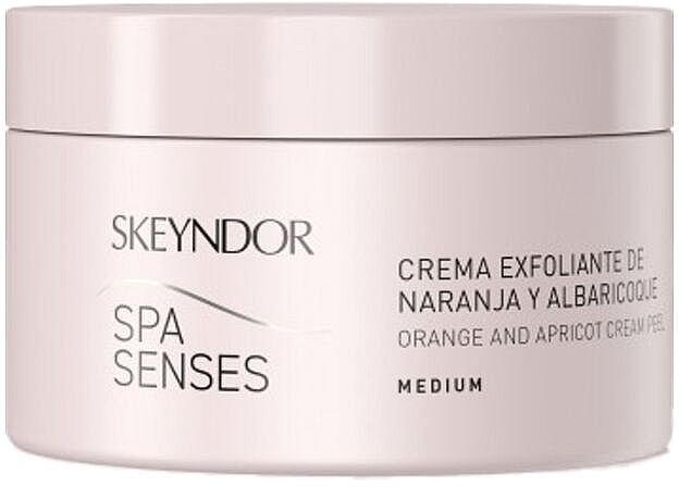 Peeling body cream with orange peel and apricot kernels - Skeyndor Spa Senses Orange & Apricot Cream Peel — photo N1