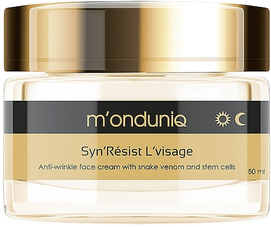 Anti-Wrinkle Lifting Face Cream with Snake Venom - M'onduniq Snake Venom Anti-Wrinkle Face Cream With Snake Venom And Stem Sells — photo N1