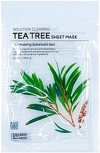 Tea Tree Extract Face Mask - Tenzero Solution Sheet Mask Clearing Tea Tree — photo N1