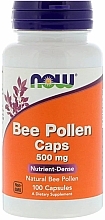 Dietary Supplement "Bee Pollen", 500mg - Now Foods Bee Pollen — photo N1