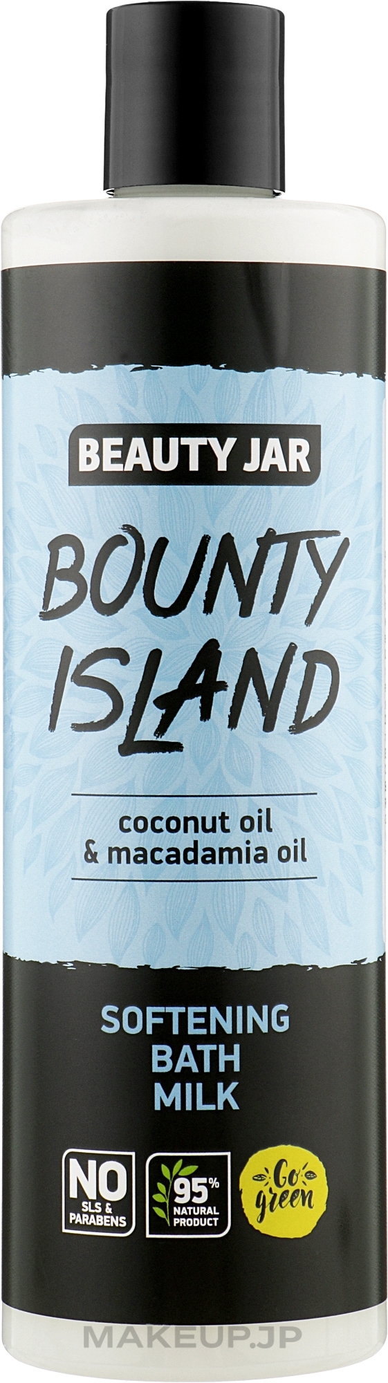 Softening Coconut & Macadamia Oils Bath Milk - Beauty Jar Bounty Island Softening Bath Milk — photo 400 ml