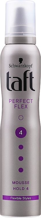 Ultra Strong Hold Styling Foam "Perfect Flex" with Liquid Elastin - Schwarzkopf Taft  — photo N1