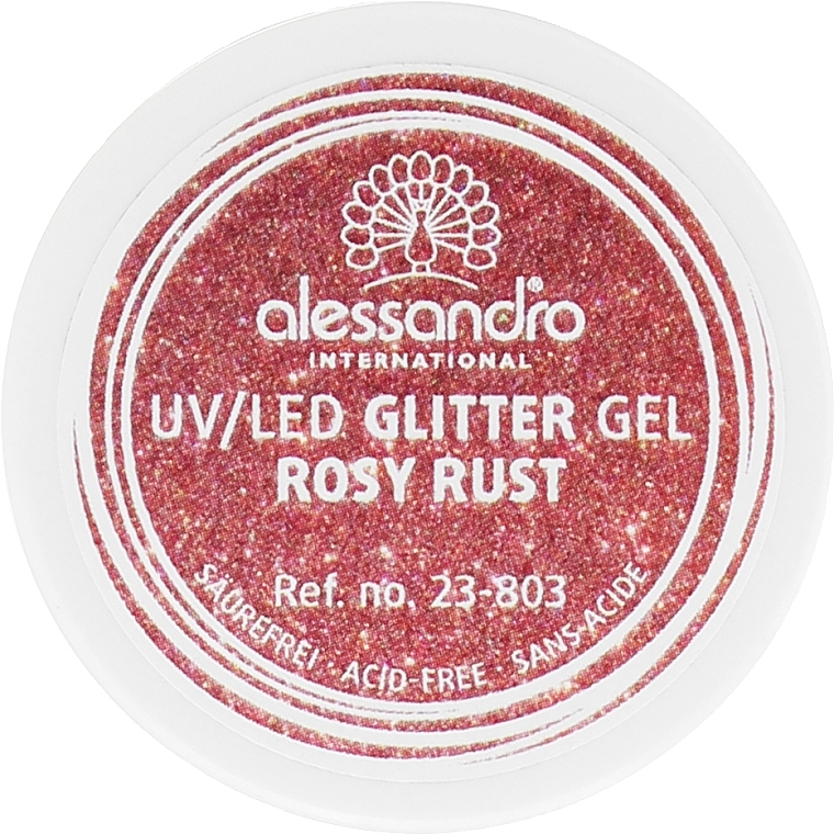 Nail Glitter Gel - Alessandro International Glitter Gel — photo N1