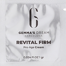 GIFT! Revitalizing and Firming Face Cream - Gemma's Dream Revital Firm Pro-Age Cream — photo N1