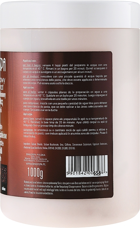 Chocolate Bath Concentrate "Cinnamon & Caffeine" - BingoSpa Chocolate Cinnamon and Coffeine Concentrate For Bath — photo N15