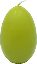 Decorative Candle 'Easter Egg', 8x11 cm, green - Admit — photo N1