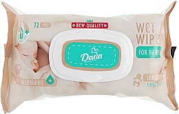 Fragrances, Perfumes, Cosmetics Baby Wet Wipes with Valve - Dada Sensitive Wipes