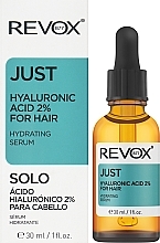 Hyaluronic Acid Hair and Scalp Serum - Revox Just Hyaluronic Acid 2% For Hair — photo N2