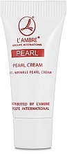 Face Cream with Pearl Extract - Lambre Pearl Line Pearl Cream (sample) — photo N1