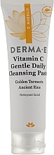 Fragrances, Perfumes, Cosmetics Gentle 2-in-1 Vitamin C Brightening Daily Paste  - Derma E Vitamin C Gentle Daily Cleansing Paste (mini)