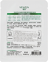 Salicylic Acid Sheet Mask for Problem Skin - Venzen Salicylic Acid Pore Refining Mask — photo N2