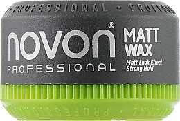 Fragrances, Perfumes, Cosmetics Strong Hold Matte Hair Paste - Novon Professional Matt Wax Ultra Strong Hold