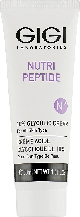 Peptide Cream with 10% Glycolic Acid - Gigi Nutri-Peptide 10% Glycolic Cream — photo N3