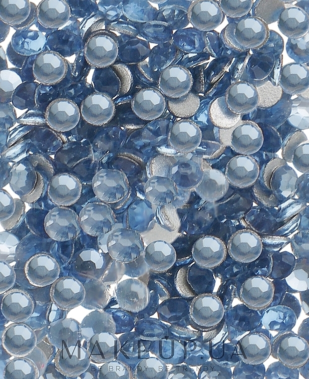 Decorative Nail Crystals 'Light Sapphire', size SS 03, 200pcs - Kodi Professional — photo N1