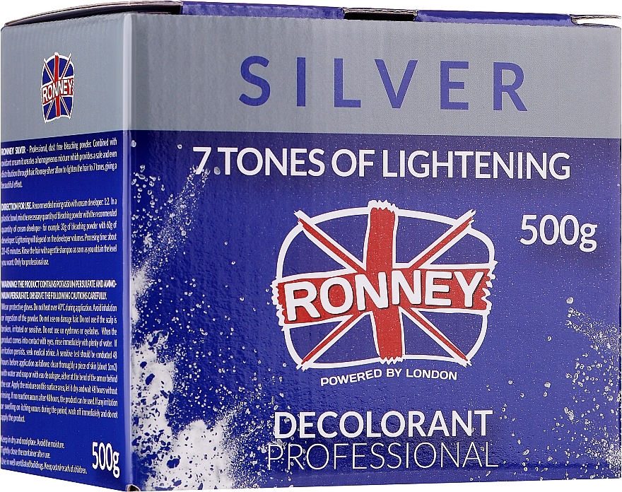 7 Tones of Lightening - Ronney Dust-Free Bleaching Powder Classic — photo N5