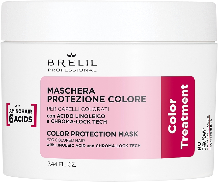 Mask for Colored Hair - Brelil Color Treatment Color Protection Mask — photo N1