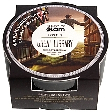 Fragrances, Perfumes, Cosmetics Scented Candle - House of Glam Lost In Great Library Candle (mini size)