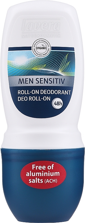 Roll-On Deodorant - Lavera 48h Men Sensitiv Deo Roll-On — photo N1