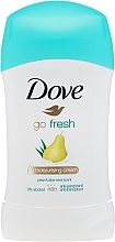 Fragrances, Perfumes, Cosmetics Antiperspirant Stick "Pear & Aloe Vera" - Dove Go Fresh Pear & Aloe Vera Deodorant
