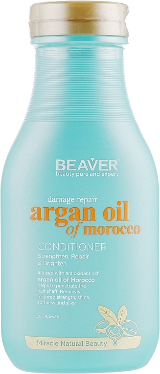 Repairing Argan Oil Conditioner for Damaged Hair - Beaver Professional Damage Repair Argan Oil of Morocco Conditioner — photo N1