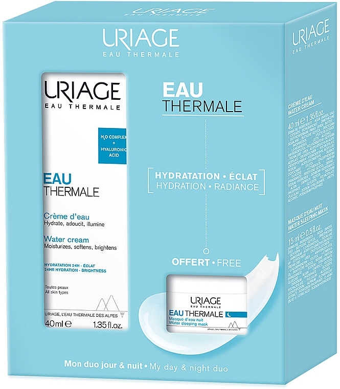 キット - Uriage Eau Thermale Water Cream & Mask Gift Set (f/mask/15ml + f/cr/40ml) — photo N1