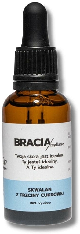 Sugarcane Squalane Face Serum - Bracia Mydlarze Sugar Cane Squalane Serum — photo N1